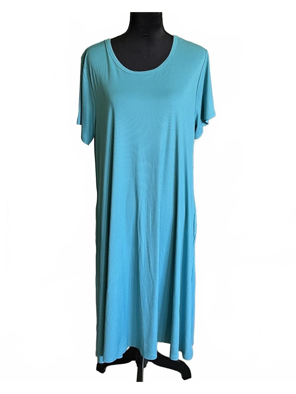 LuLaRoe Classic Blue T-Shirt Dress XL